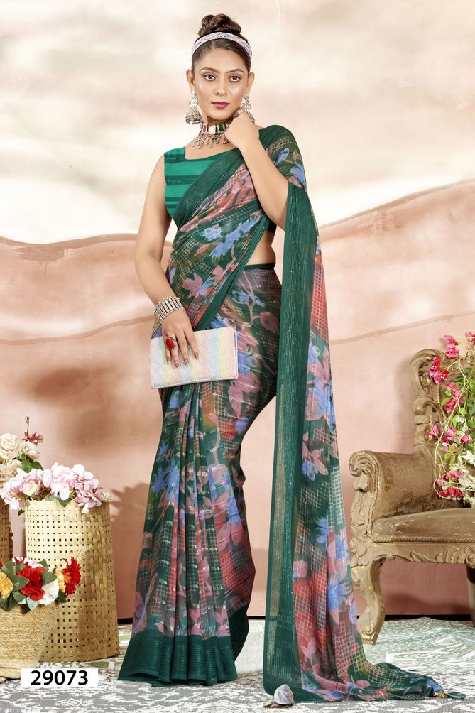 Namasya By Vallabhi Georgette Printed Sarees Wholesale Shop In Surat